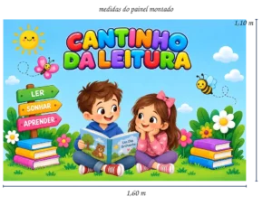 Segunda página: imagem completa de referência para montagem do painel